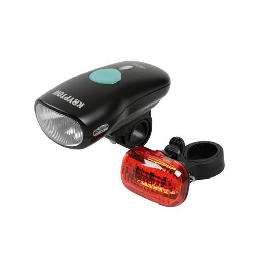 Велосипеден фар, Многофункционален, И задна спирачка