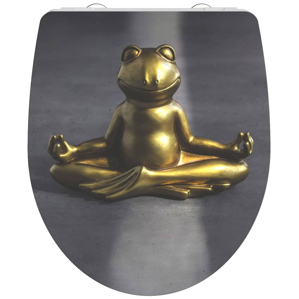SCHÜTTE RELAXING FROG duroplast WC-ülőke finoman záródó mechanizmussal (435110)