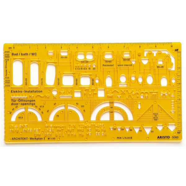 Aristo 1:50 építész kombisablon (GEO5060)