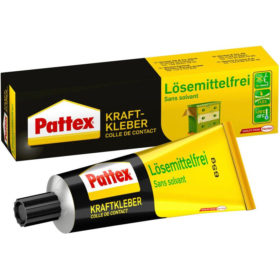 Pattex Kraftkleber Lösemittelfrei, transparent, Tube, 65g (9H PFL1C) (9H PFL1C)