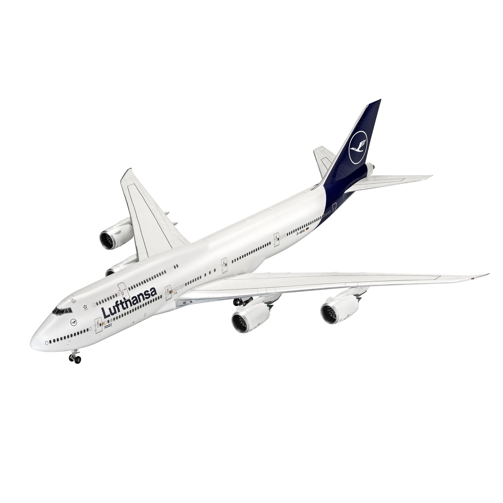 Revell Boeing 747-8 Lufthansa New utasszálító repülőgép műanyag modell (1:144) (03891)