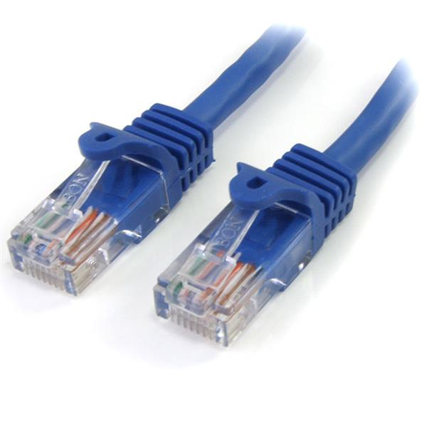 StarTech.com 45PAT1MBL мрежов кабел Син 1 м Cat5e U/UTP (UTP)
