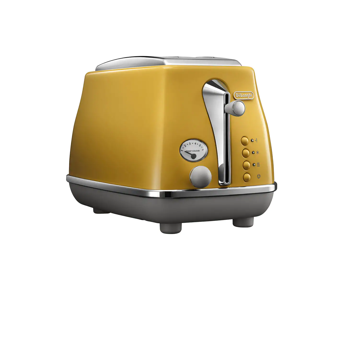 De'Longhi CTOC 2103.Y Icona Capitals Kenyérpirító - Sárga (CTOC 2103.Y)