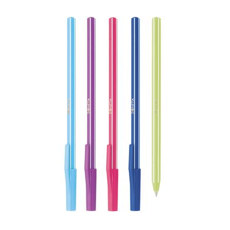 ICO Signetta Mix kupakos golyóstoll készlet (5db / csomag) - 0.7mm / kék (9020001060)