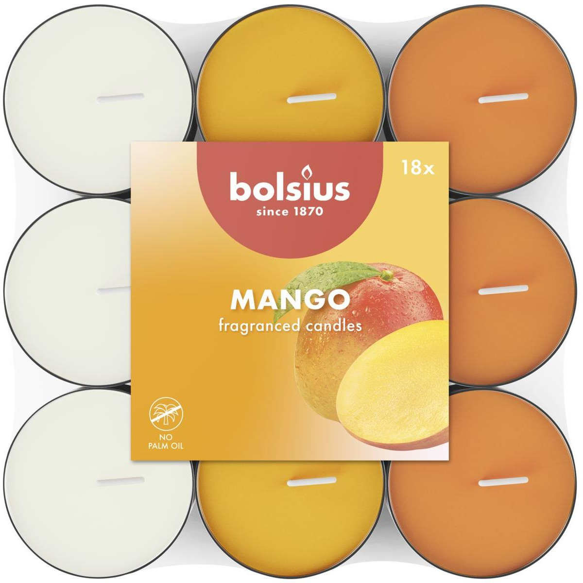 Bolsius Mango 260 g, 18 db (8717847190079)