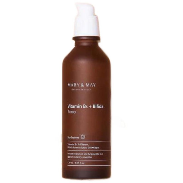 MARY &amp; MAY Vitamin B5+Bifida Toner 120 ml