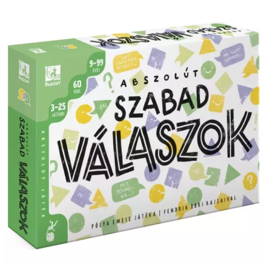 Pagony Abszolút szabad válaszok Kártyajáték Családi