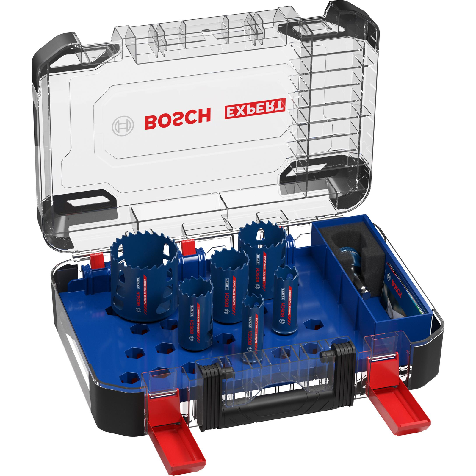 BOSCH 2608900446 EXPERT Tough Material 9 darabos körkivágó készlet, 22/25/35/35/40/51/51/51/68 mm (2.608.900.446)