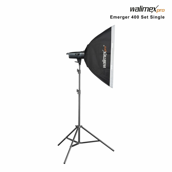 Walimex pro Emerger 400 Professzionális Softbox Stúdióvaku készlet