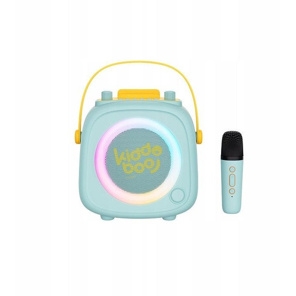 Głośnik Mikrofon Zestaw 2w1 Karaoke Dla Dziecka Dzieci Kidooboo Kidsvoice / Kb23028mnt Miętowy