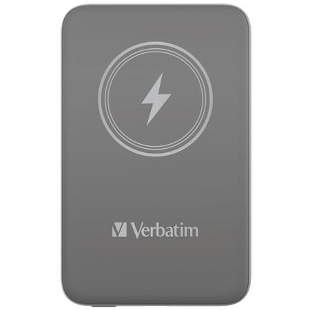 Verbatim Charge 'n' Go Lithium polymer (LiPo) 10000 mAh Trådløs opladning Grå