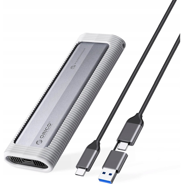 Tároló zseb Orico AXM2-G2 M.2 NVME USB-C 10Gb/s - szürke