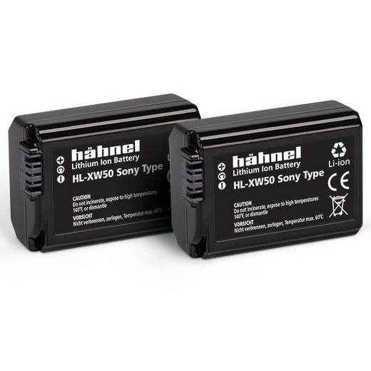 Hahnel HL-XW50 Twin Pack akkumulátor szett (Sony NP-FW50, 1000mAh) (1000 160.4) (1000 160.4)