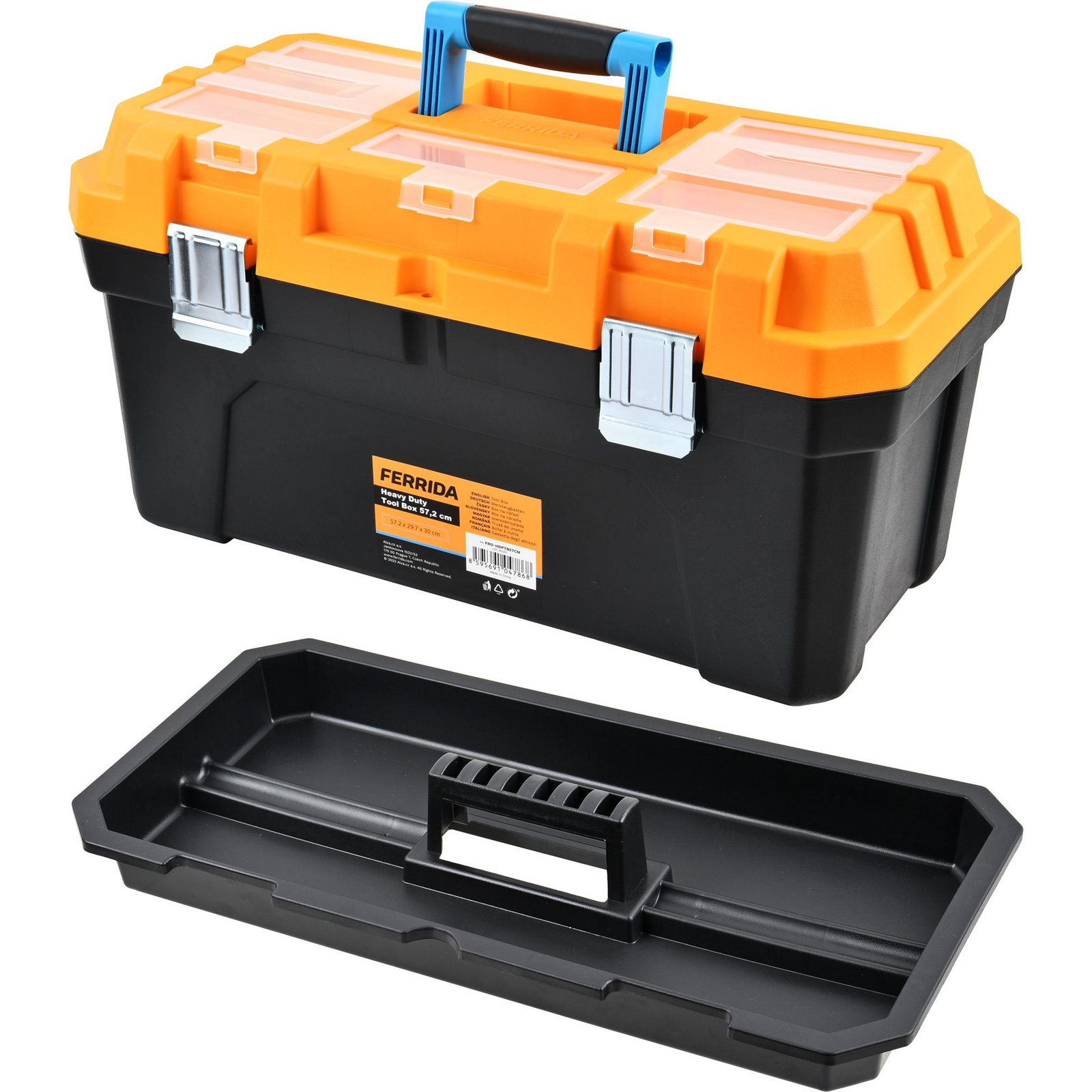 FERRIDA Heavy Duty szerszámdoboz 57,2 cm (FRD-HDPTB57)