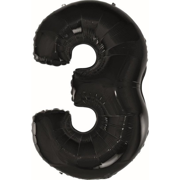 GoDan Balon foliowy B&C czarny 92cm
