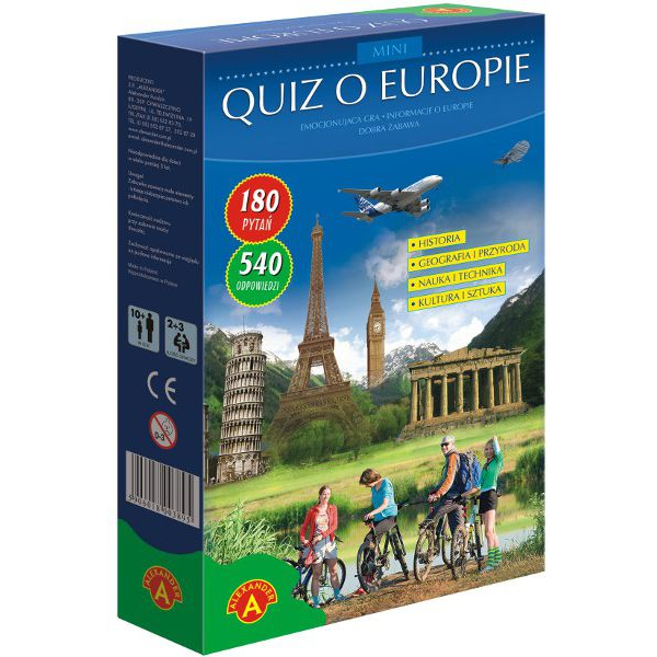 Alexander Mini Quiz Európáról Társasjáték (0445)