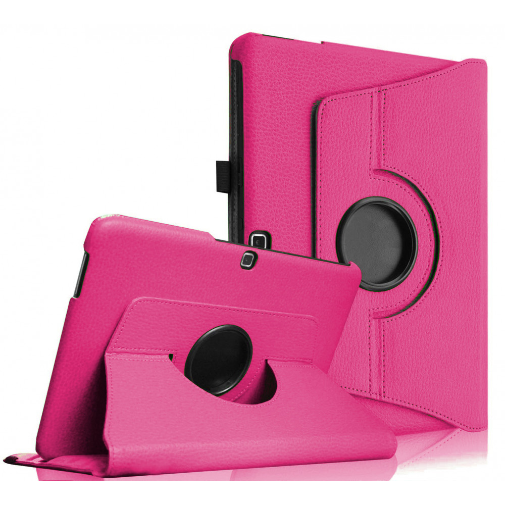 Samsung Galaxy Tab A 10.1 (2016) SM-T580 / T585, mappa tok, elforgatható (360°), magenta (42271)