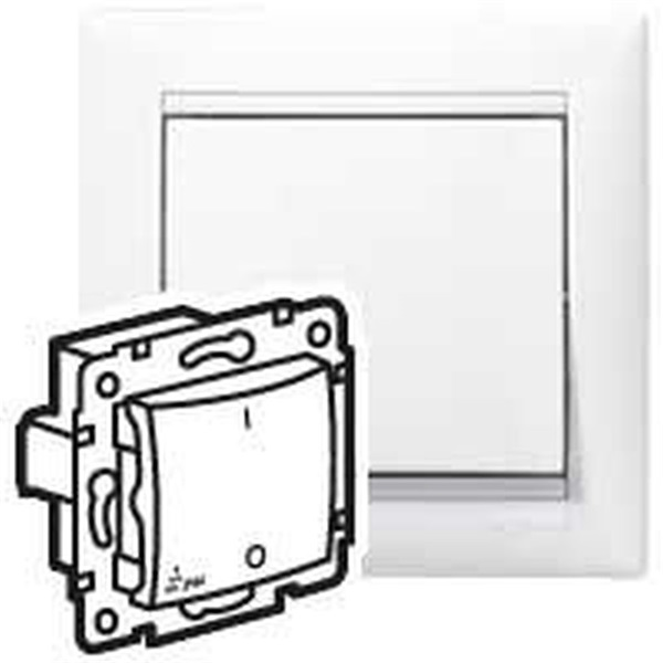 Legrand 770092 Valena fehér IP44 kétpólusú kapcsoló (770092)