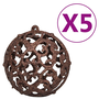 Изкуствена осветена коледна елха с топки vidaXL, сребриста, 150 см, PET, 1.83 Kg, Със 150 бр светодиоди
