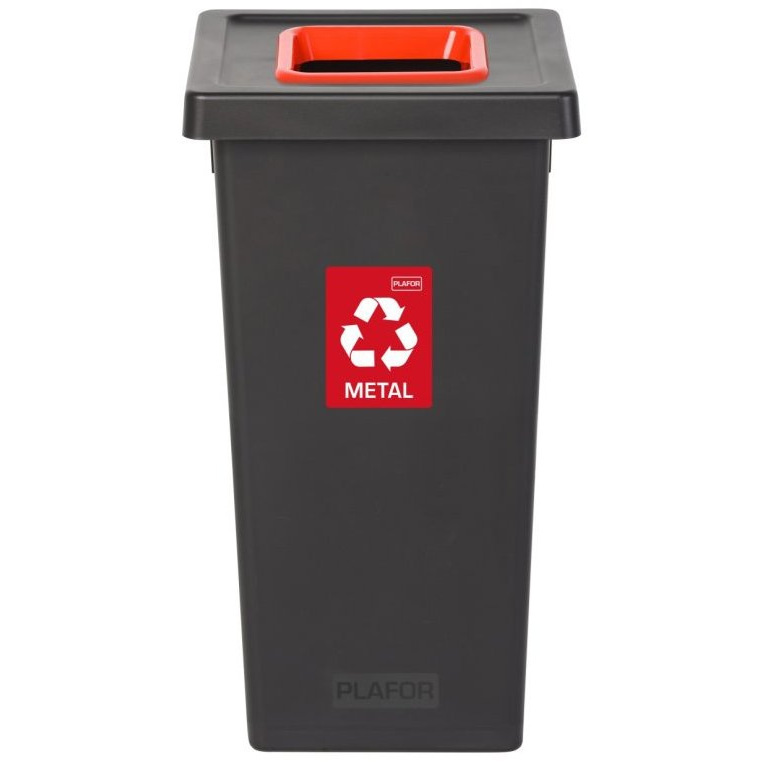 Igotrend, 724004 válogatott hulladékgyűjtő 75 L, FIT BIN - fekete/piros (5907749947243)