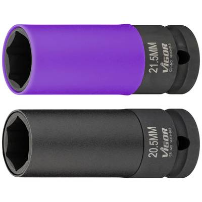 Vigor Ütvefúró dugókulcs betét készlet 1/2 (12,5 mm) 2 részes (V6313) (V6313)