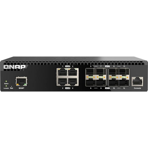 QNAP QSW-M3212R-8S4T netværksswitch Administreret 10G Ethernet (100/1000/10000) 1U