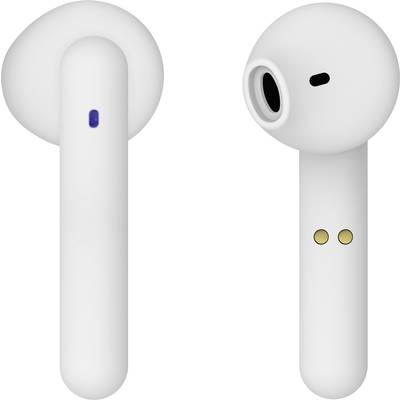 Vivanco  Urban Pair In Ear fejhallgató Bluetooth® Fehér Noise Cancelling Headset, Hangerő szabályozás, Mágneses, Érintéses vezérlés (60603)