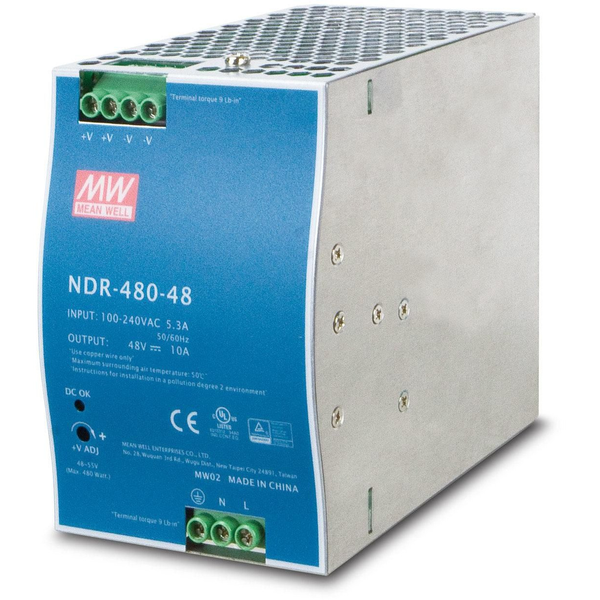 48V, 480W Din-Rail Power