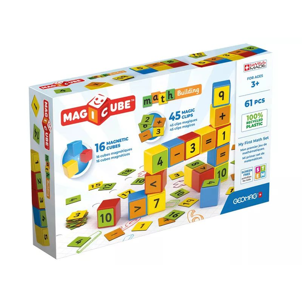 Geomag Magicube Math Building Clips Magnetické hry pro