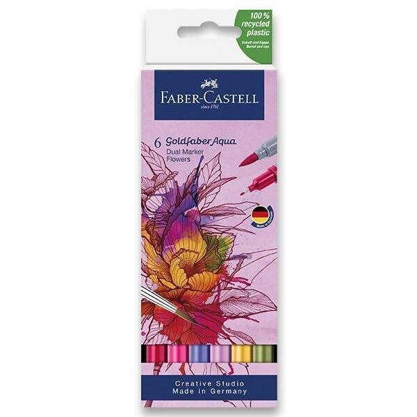 FABER-CASTELL Goldfaber Aqua Flowers, 6 színű (4005401645276)