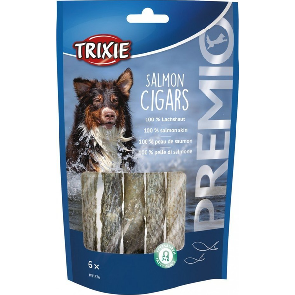 Trixie Jutalomfalat Premio Lazac Szivar 12.5cm 6db/70g