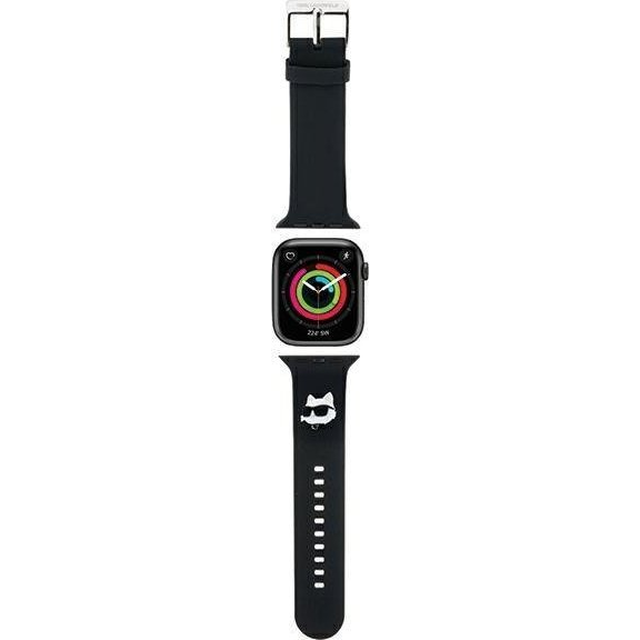 KARL LAGERFELD 3D GUMIJASTI PAŠEK CHOUPETTE HEADS ZA APPLE WATCH 38 40 41MM