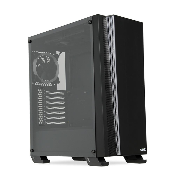 iBox Wizard 4 Számítógépház - Fekete
