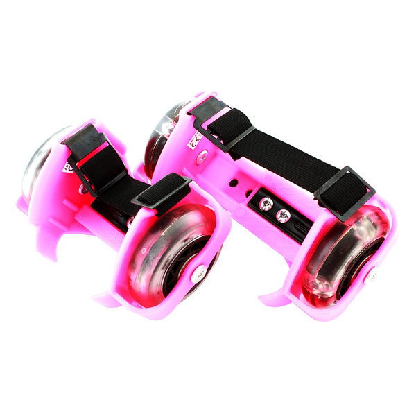 Goodbuygyerek görkorcsolya 3 db LED lámpával - Rózsaszín