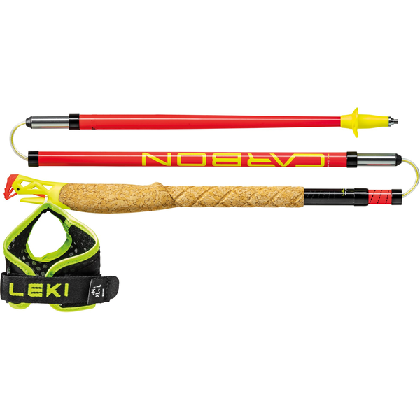 Leki Ultratrail FX.One, bright red-black-neonyellow, 105 cm