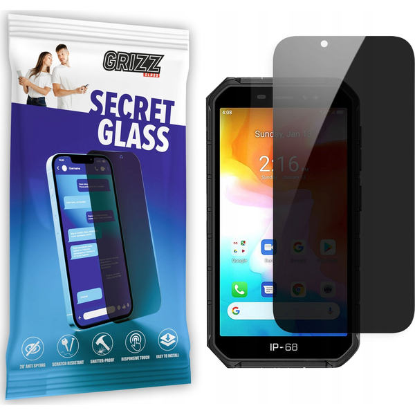  GrizzGlass Szkło prywatyzujące GrizzGlass SecretGlass Ulefone Armor X7