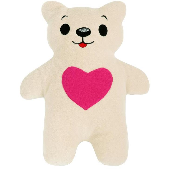 Bellatex Teddy bear with heart, 20 × 35 cm, beige (10417)