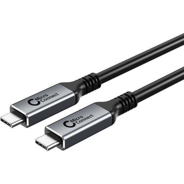 MicroConnect Premium kabel USB C-C 3.2 Gen2x2, 5m 100W, 20Gbps, 4K60Hz