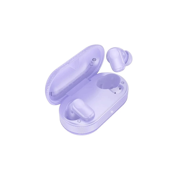 HOCO EQ19 Bluetooth fülhallgató TWS 5.4 lila töltőtokkal