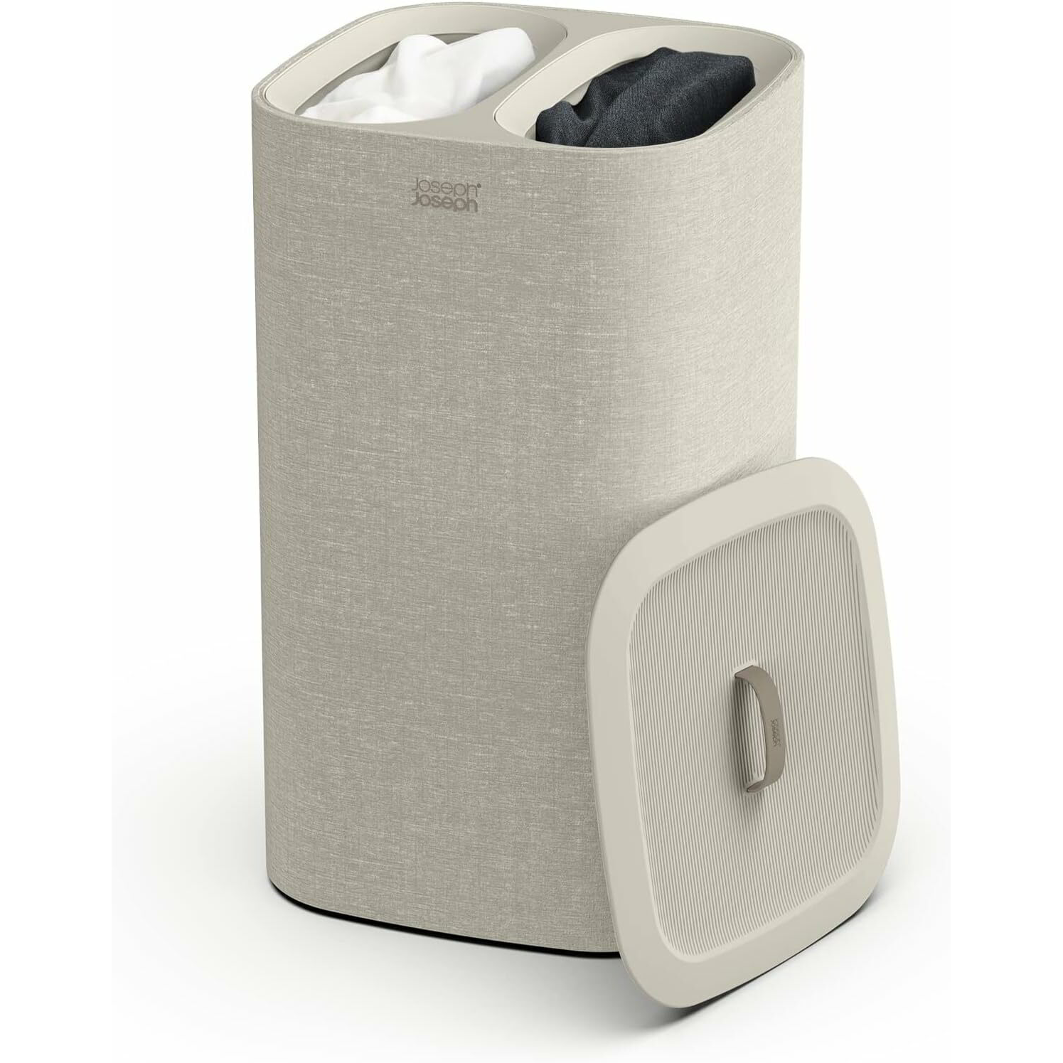 Joseph Joseph Tota Szövet szennyestartó 2 rekesszel 60L- Bézs (50019)