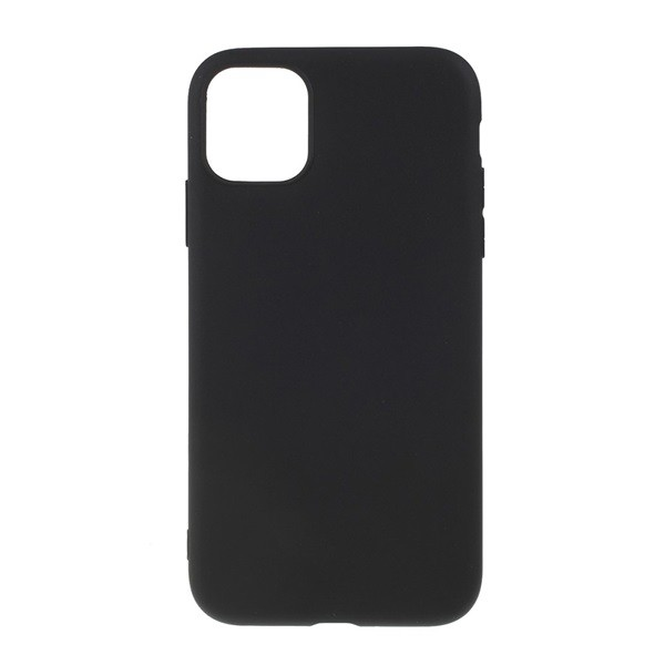 Szilikon telefonvédő (matt) FEKETE [Apple iPhone 11 Pro] (5996457901906)