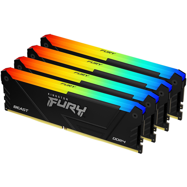 Kingston Technology FURY Beast RGB pamäťový modul 64 GB 4 x 16 GB DDR4