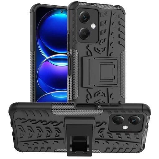 Gigapack Defender Xiaomi Redmi Note 12 5G autógumi mintás tok fekete (GP-136533) (GP-136533)