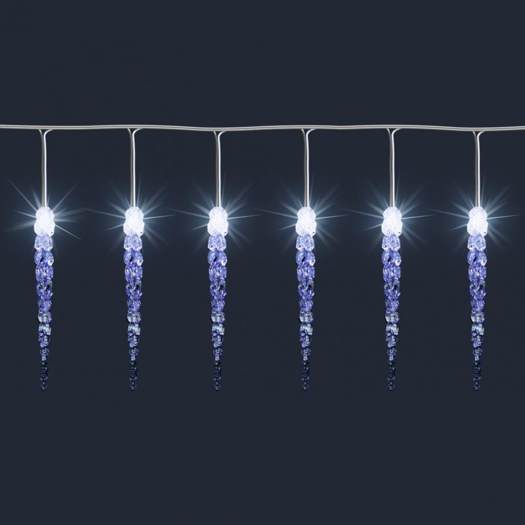 Somogyi KJL 50C LED-es Fényfüzér jégcsap dekor 7.3m hideg fehér (KJL 50C)