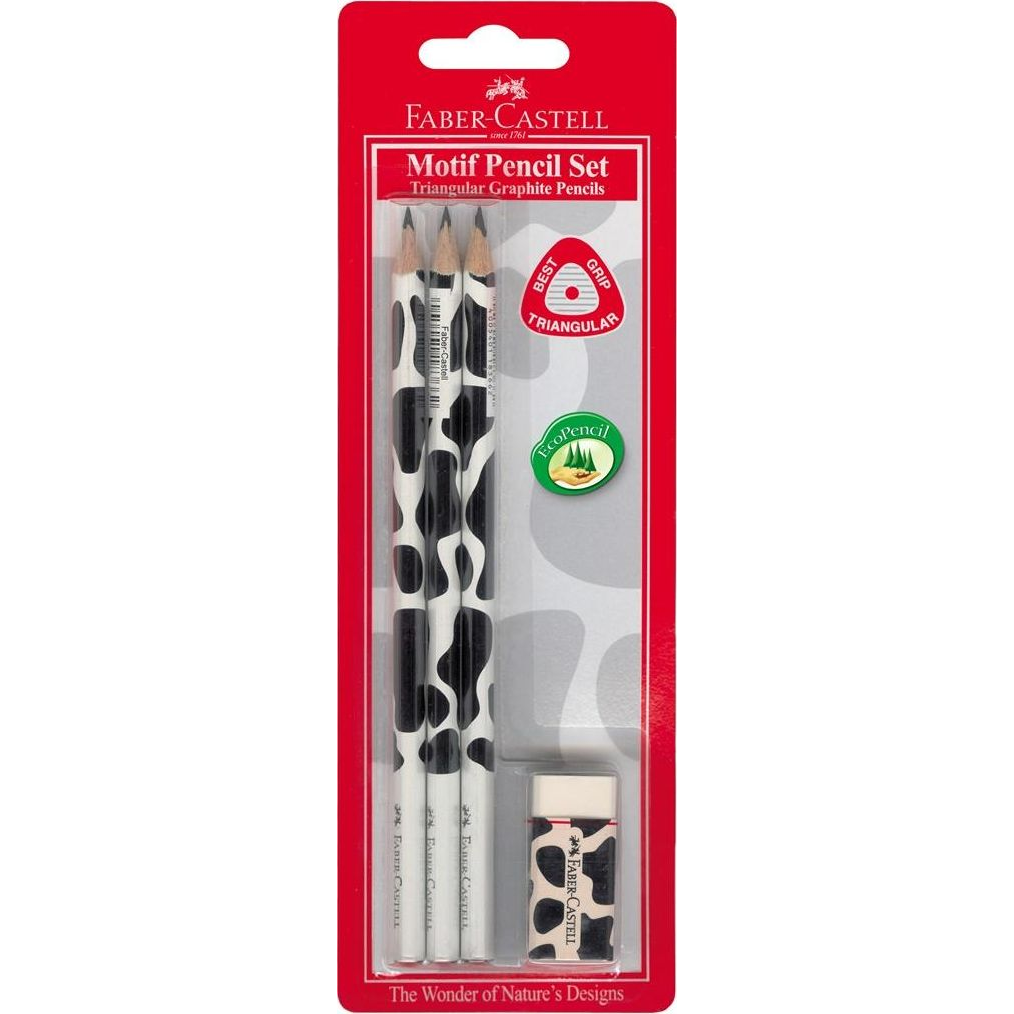 Tradičná ceruzka Faber-Castell B, 3 ks, ks