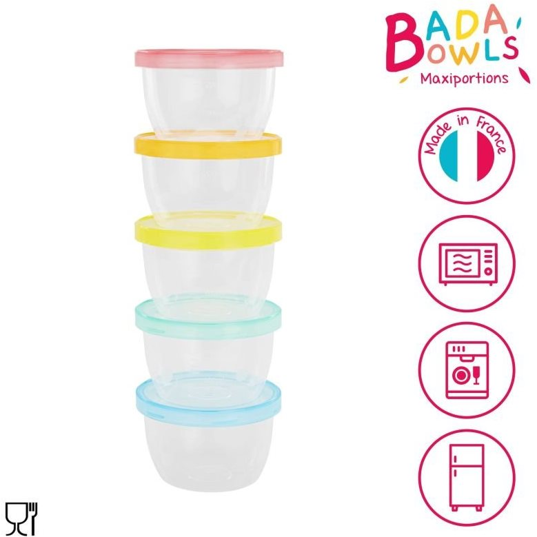 BADABULLE MAXI FUN COLORS 250 ml, 5 db (3661276164628)