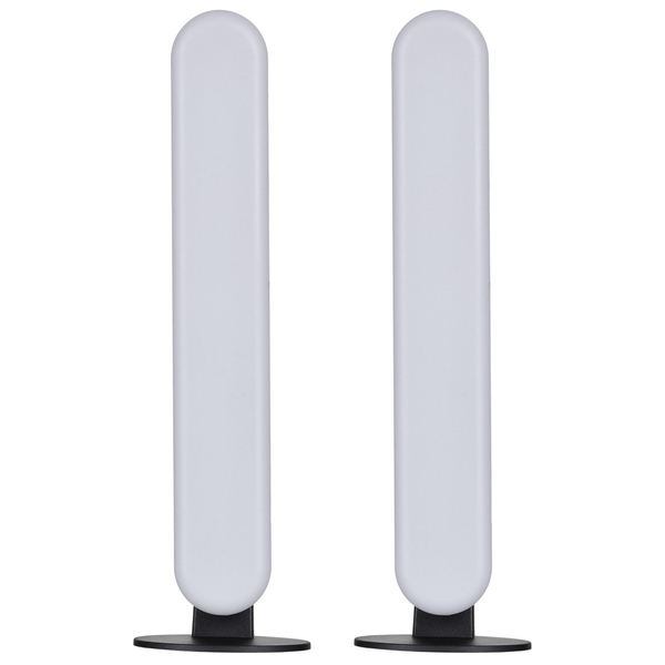 Музикална лампа Activejet, LED, RGB осветление, IP20, USB захранване, Пластмаса, Черно/Бяло