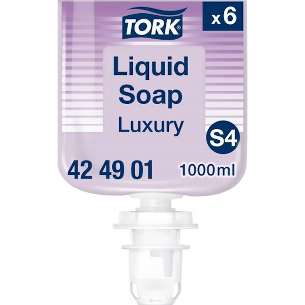 TORK Luxus Soft Folyékony szappan Érzékeny bőrre S4 adagoló rendszerhez 1L