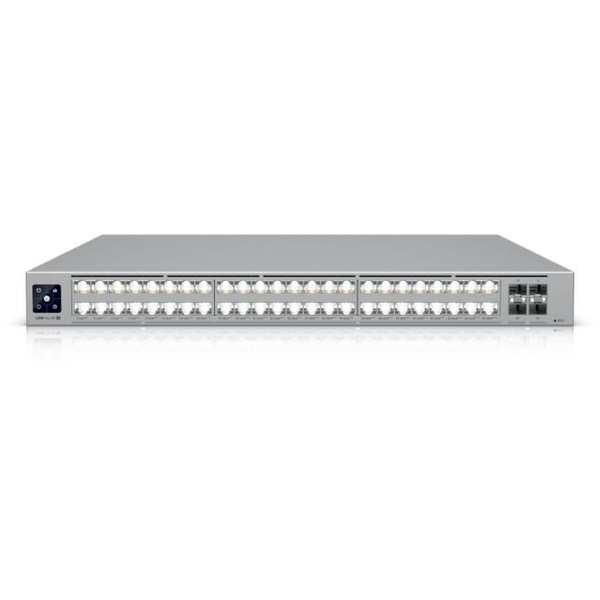 Ubiquiti Layer 3 Etherlighting USW-Pro-XG-48-PoE-EU  (32) 10 GbE, (16) 2.5 GbE PoE, and (4) 25G SFP28 ports