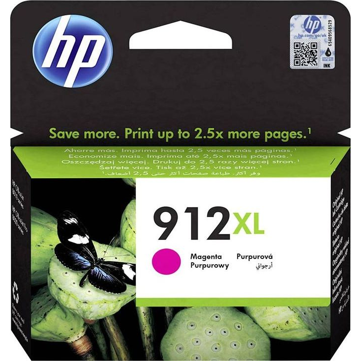 HP 912XL High Yield Magenta Original Ink Cartridge atramentová náplň 1 kusov Originál Vysoký (XL) výnos